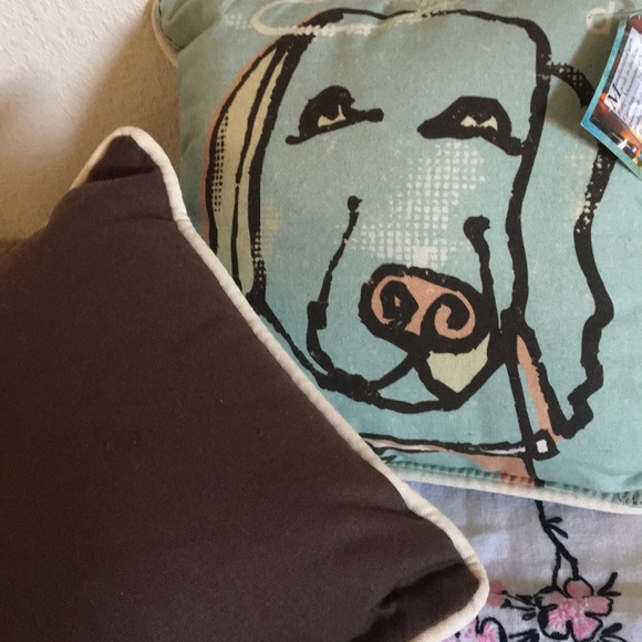 Good Dog Pillow New w Tags Dog w Halo 12x12 - Picture 5 of 5